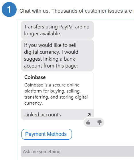  crypto coinbase paypal option however match heaven 