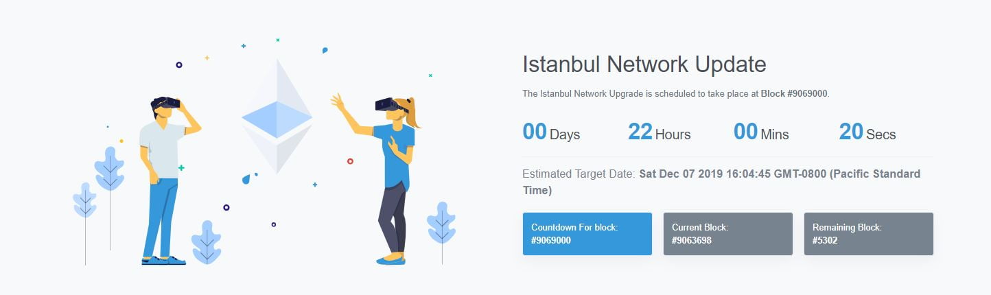 Ethereum Istanbul Blockchain Upgrade Under One Day Away; Whats New?