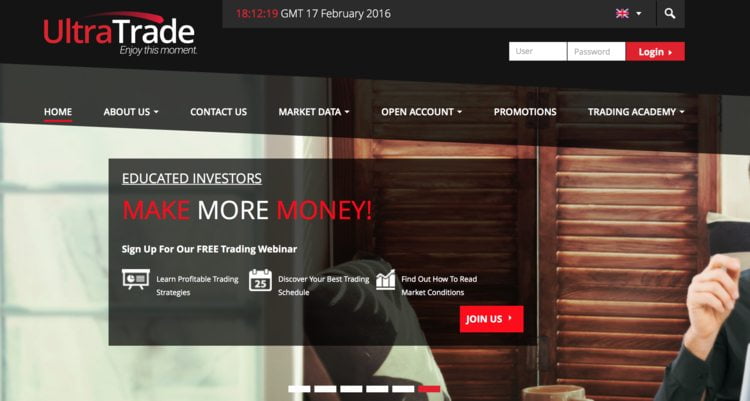 UltraTrade: Binary Options Broker Review