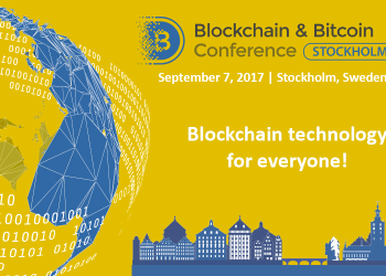 Stockholm will host the first large conference on cryptocurrency and blockchain