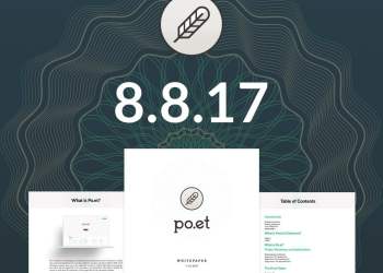 Announcement of Po.et’s Token Sale August 8th, 2017