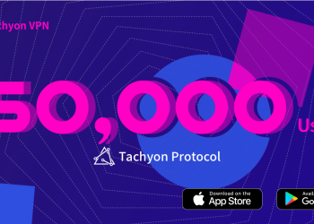 Top DApp Tachyon VPN Has Reached Over 50k Users！