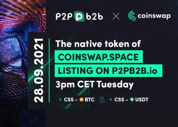 CoinSwap Space Token Listing on P2PB2B