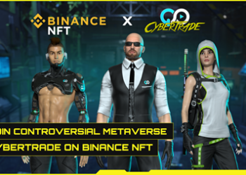 Join Controversial Metaverse CyberTrade on Binance NFT market 17th of December