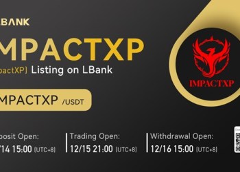 LBank Exchange Listed IMPACTXP on December 15, 2021