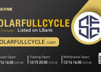 LBank Exchange Listed Solar Full Cycle on December 15, 2021
