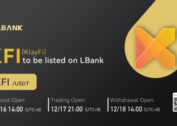 LBank Exchange Will List KlayFi (KFI) on December 17, 2021