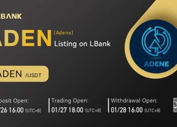 LBank Exchange Will List ADENE (ADEN) on January 27, 2022