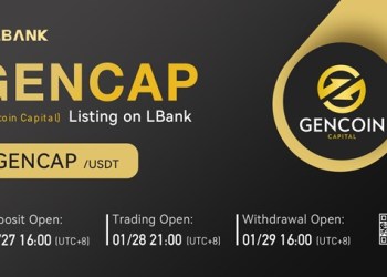 LBank Exchange Will List Gencoin Capital (GENCAP) on January 28, 2022