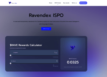 Cardano Startup Ravendex Launches Its ISPO Ahead of Its Staking Protocol Release