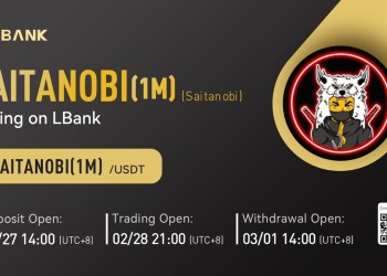 LBank Exchange Will List Saitanobi (SAITANOBI) on February 28, 2022