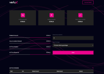 Verlux, A Cardano Based Project Announces Updates On Its Up-Coming Staking Platform