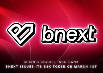 Spain’s Biggest Neo-bank Bnext Issues its B3X Token on March 1st