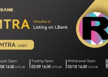 MetaRare (MTRA) Is Now Available for Trading on LBank Exchange