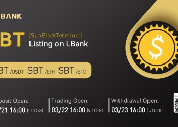 LBank Exchange Will List Sun Block Terminal (SBT) on March 22, 2022