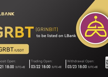LBank Exchange Will List GRINBIT (GRBT) on March 22, 2022