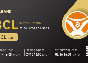 LBank Exchange Will List BITCOIN LEGEND (BCL) on March 15, 2022