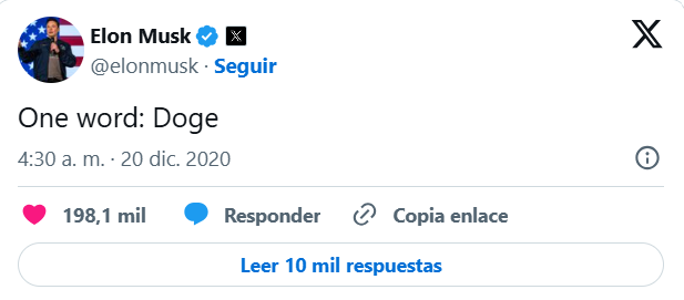 El rol de Musk en la popularidad de Dogecoin