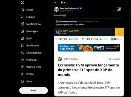 El precio de XRP sube mientras Brad Garlinhouse muestra su entusiasmo en X