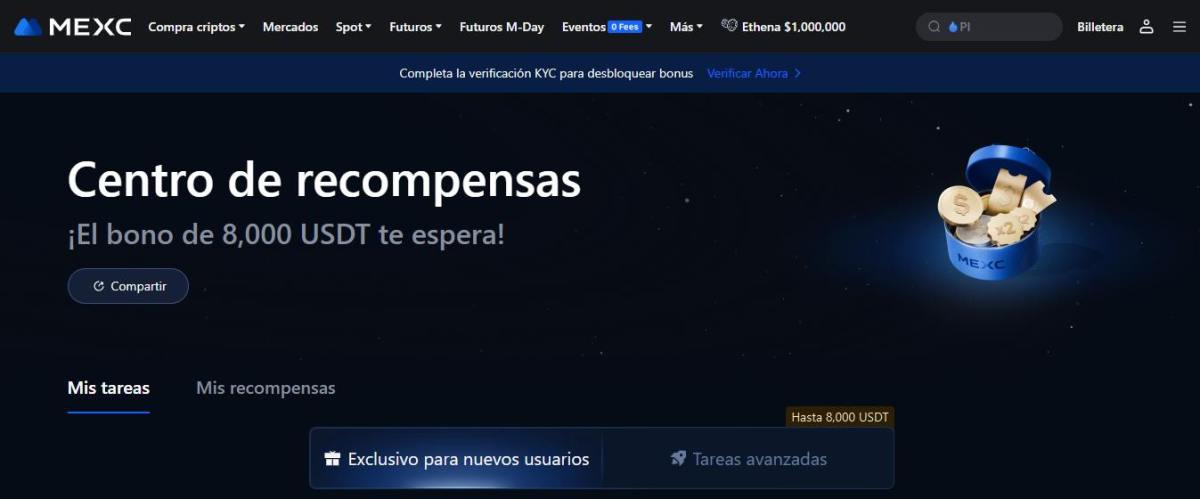 MEXC Mejores crypto exchanges p2p