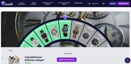 jemlit cajas misteriosas de relojes