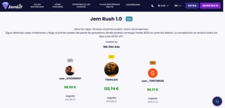 cajas misteriosas- ranking jem rush jemlit