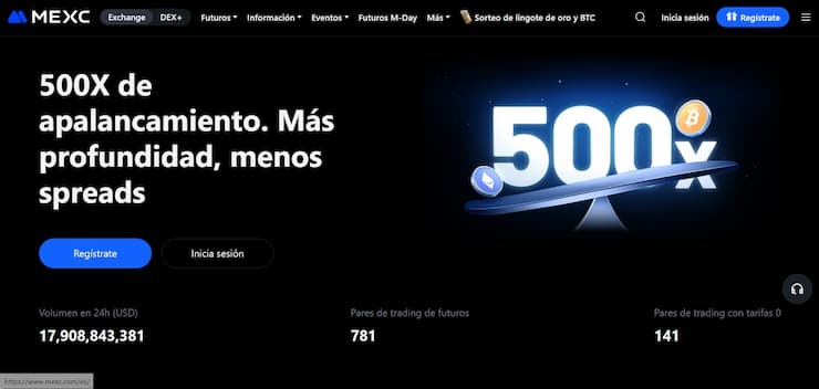 Futuros Bitcoin MEXC