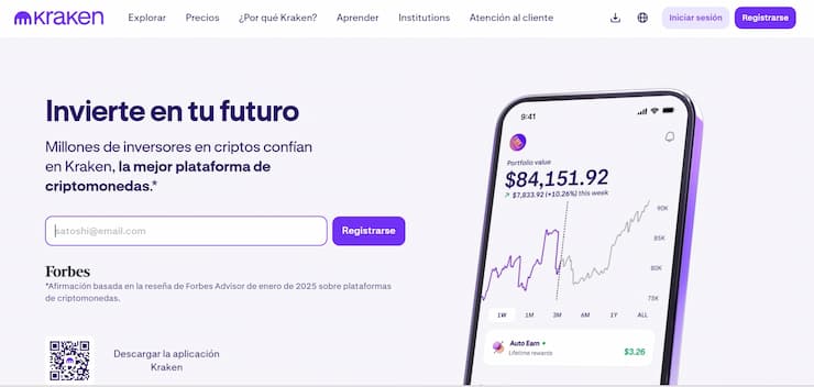 Kraken para futuros de Bitcoin