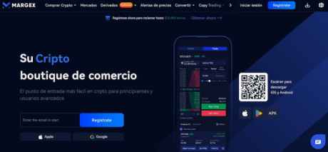 Plataformas de trading con apalancamiento en criptomonedas margex