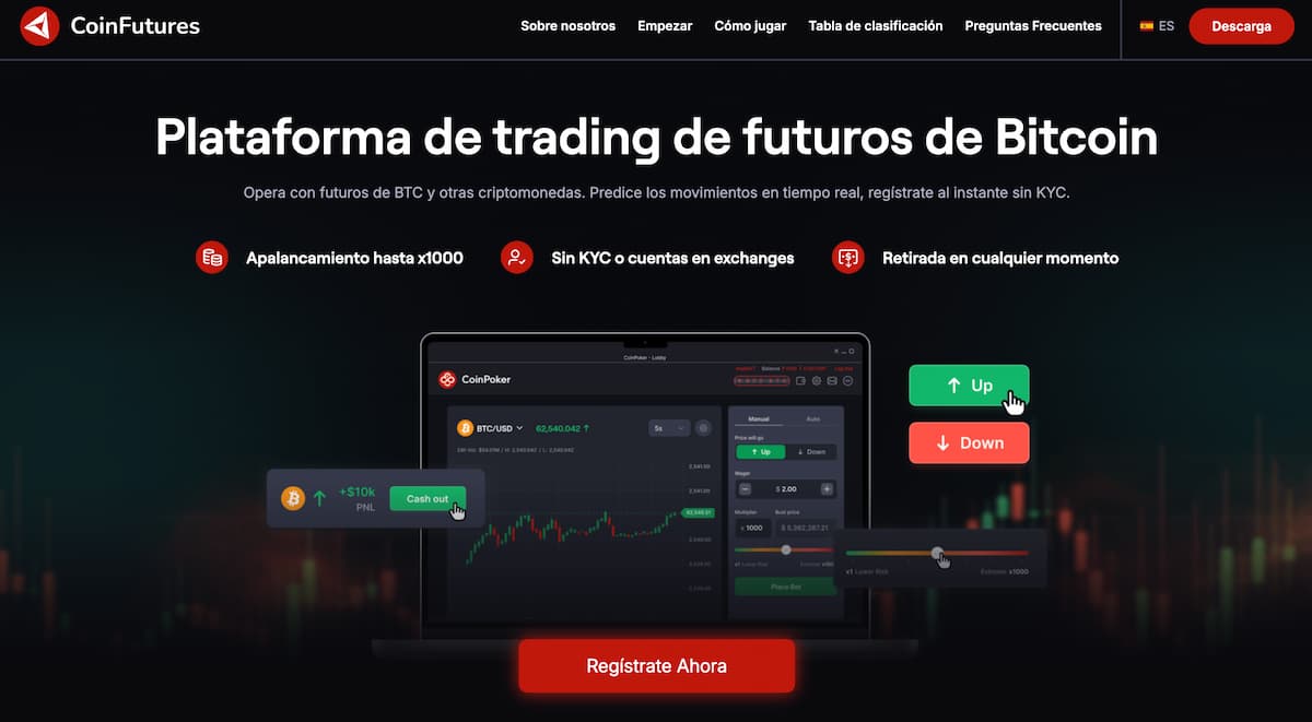 Web de Coinfutures en español