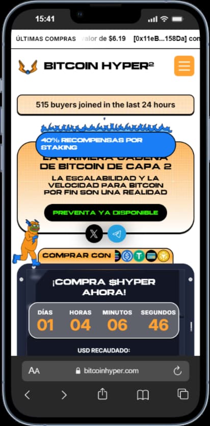 Bitcoin Hyper es una de las criptomonedas más rentables