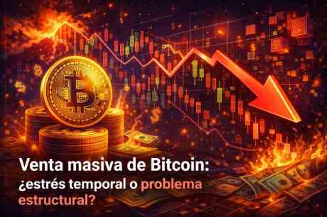 Venta masiva de Bitcoin: ¿estrés temporal o problema estructural?