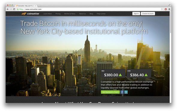 Coinsetting Homepage