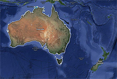 Australia New Zealand Satellite