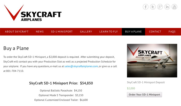 Skycraft Airplanes