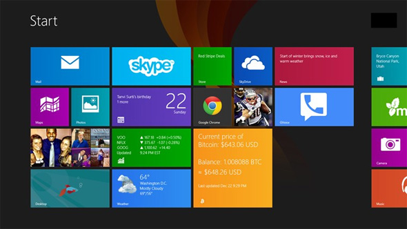 Windows 8 Bitcoin Tradr