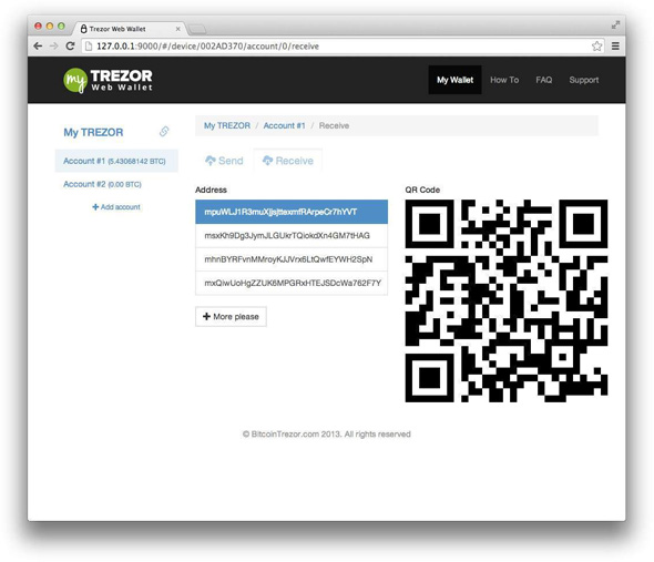 TREZOR MyWallet 3