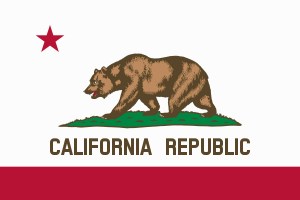 California Republic Flag LG WD