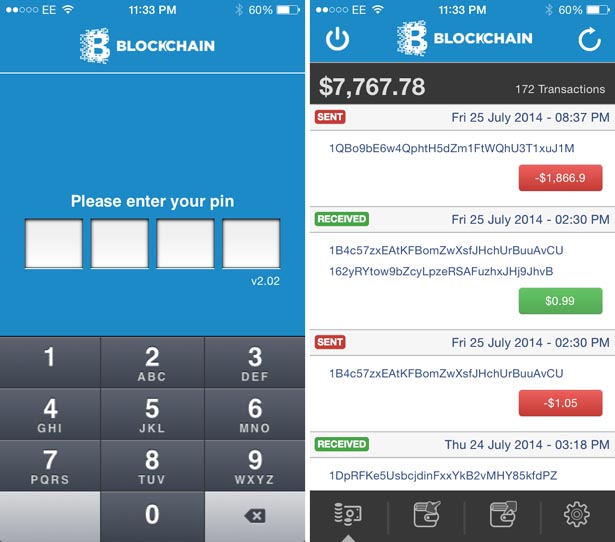 Blockchain App IOS NEW