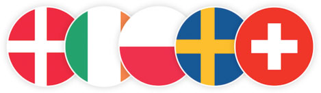 Flags New Coinbase Countries