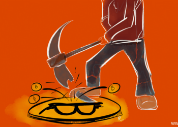 Bitcoin miner unprofitable cartoon NewsBtc