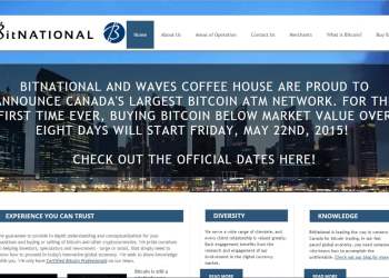 BitNational Launches Canada’s Largest Bitcoin Exchange Network