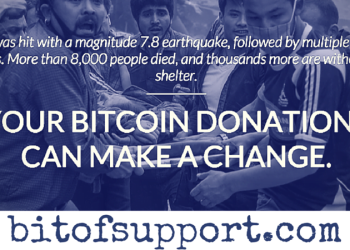 bitofsupport for nepal earthquake newsbtc bitcoin donation campaign