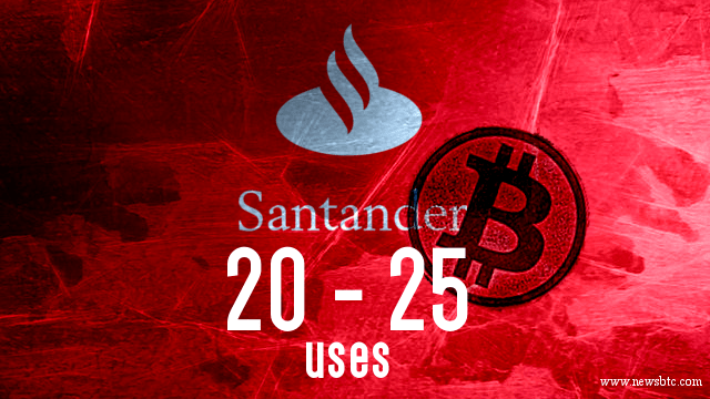 European Bank Santander Identifies 20 to 25 Uses of Bitcoin