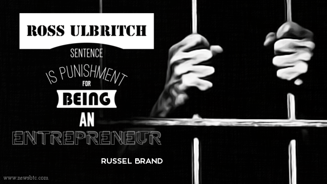 Russel Brand says Ross Ulbritch sentence is Punishment for being an Entrepreneur