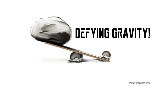 litecoin price defying gravity