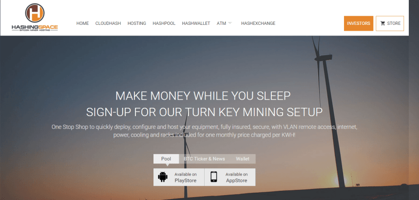 Bitcoin company HashingSpace Corporation