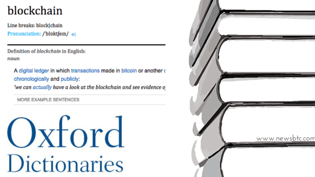 Oxford Dictionaries Updates 'Blockchain' & 'Miner' Definitions.