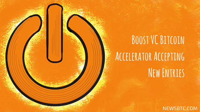 Boost VC Bitcoin Accelerator Accepting New Entries. newsbtc bitcoin news