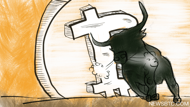 bitcoin price bullish. bitocin illustration. newsbtc bitcoin price news